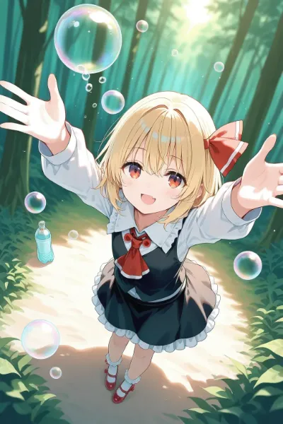 シャボン玉なのかー