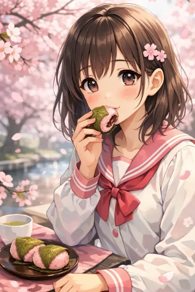 桜舞う春のひとくち