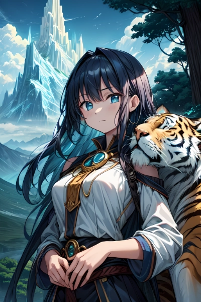 虎と旅する少女