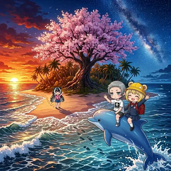 🧸「いざ、入学式へ！」の巻き🏫🐬🌸🏝