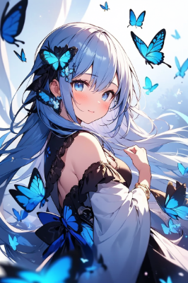君の瞳に蝶が舞う