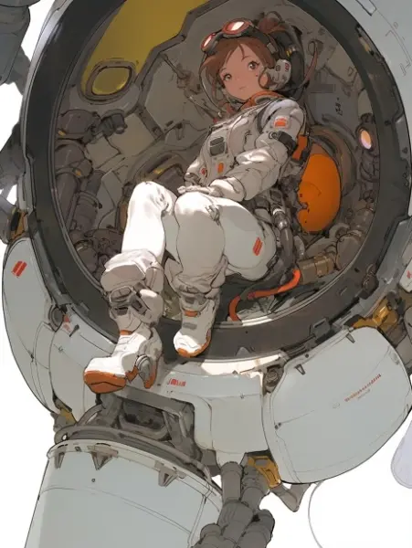 SF宇宙服少女