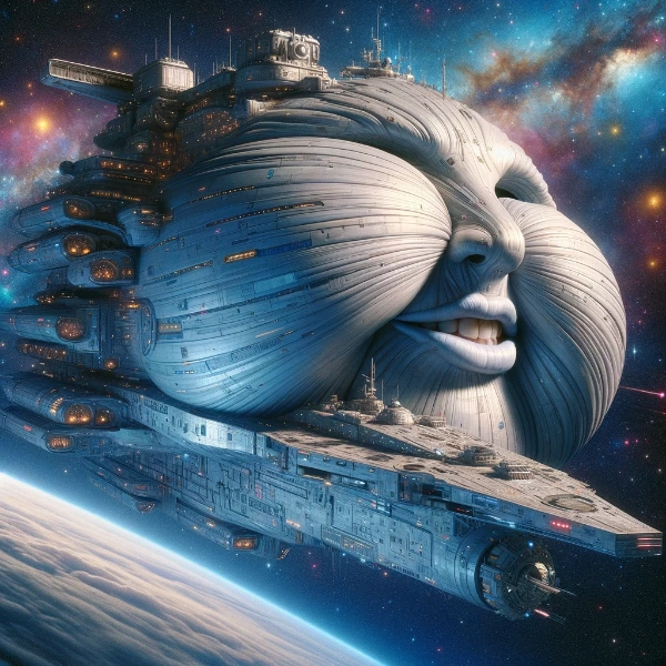 ほっぺた型宇宙戦艦（10枚）