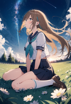 星を見上げて