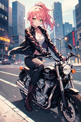 バイク女子
