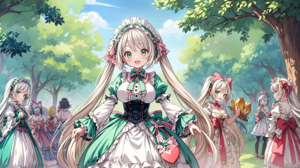 森の乙女たちと秘密のティーパーティー