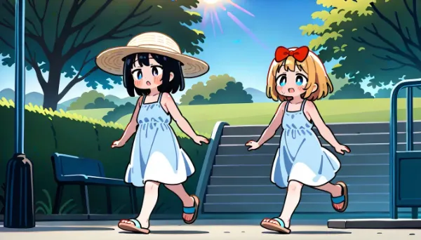 あっちいよねー