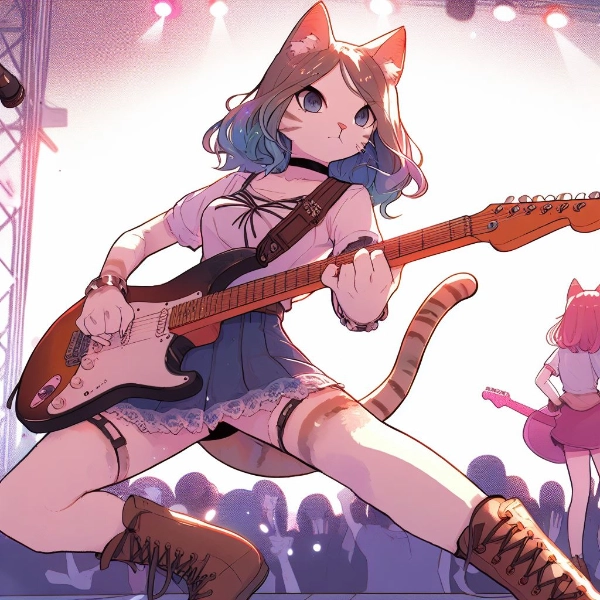 猫ちゃんギターリスト