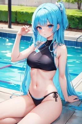 プールサイド