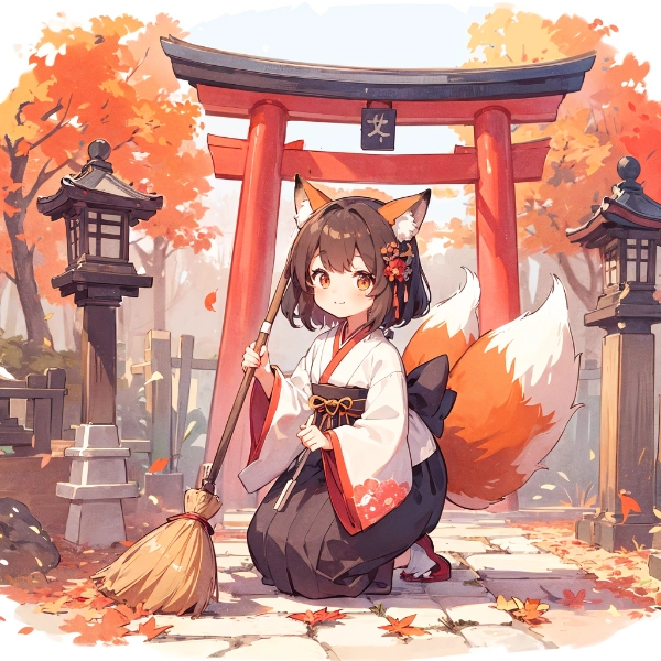 稲荷神社の神主ちゃん