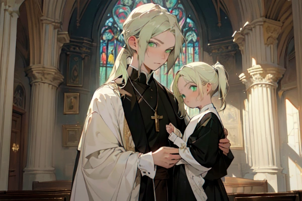 フィリアンのいる女子修道院を訪問した司教