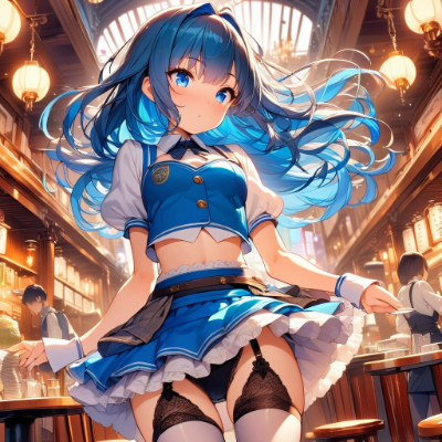 夏制服の店員さん
