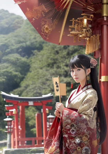 稲荷神社で　（7枚）