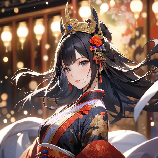 夜祭りの幻想鬼姫