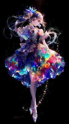 星の雫が織りなす虹色の舞踏