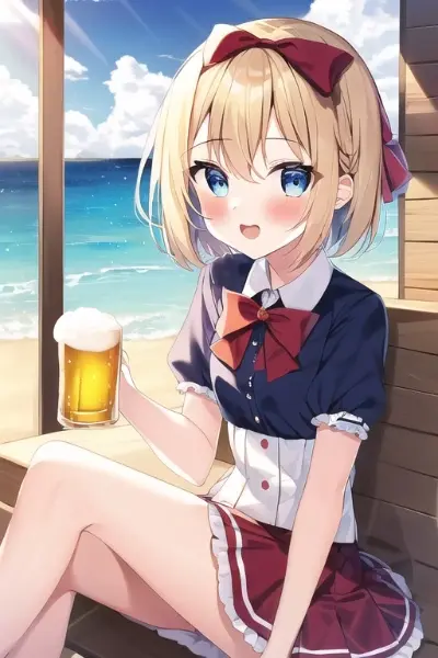 ビールでも飲むか