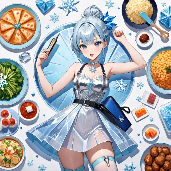 氷の少女と美食の輪舞(冷凍食品の日)