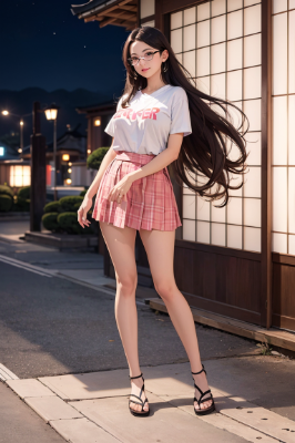 黒髪ロング少女