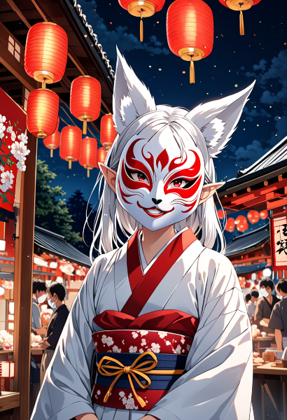 狐面の少女と夏祭りの秘密