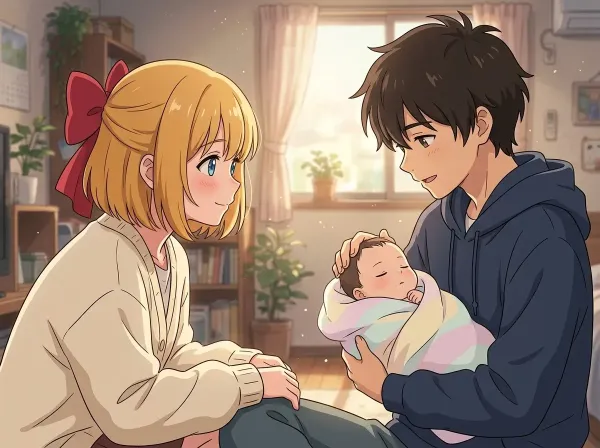 お兄ちゃんあやしているなー