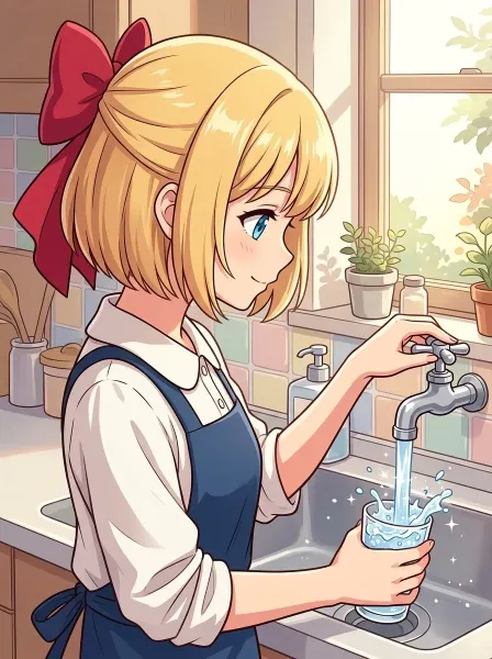 お水のもー