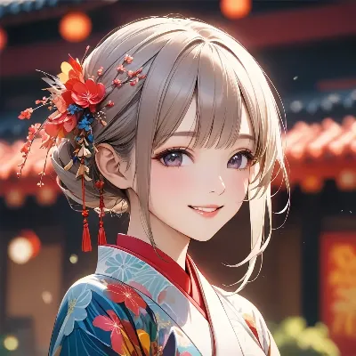 花飾りの宵の微笑み