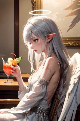 アルコールに逃げる奴隷天使
