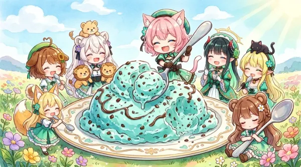 チョコミントマウンテンを攻略せよ！