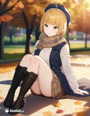 いつだってベレー帽！