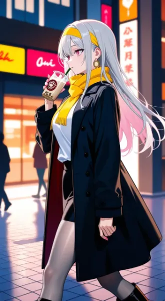 任務中にタピってる人……！？