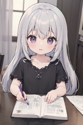 べんきょーちゅーなの！