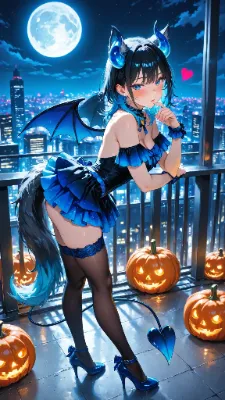 🐺 サキュバスハロウィン 〜誘惑って……これで合ってんのか？〜😈🐺