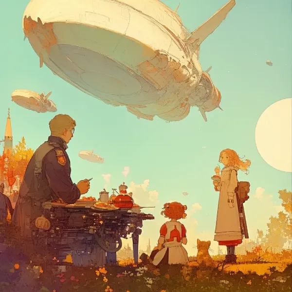 ネコと少女とロボット娘と