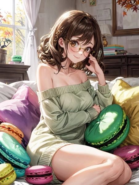 マカロンのクッション