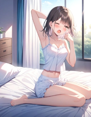 寝起き
