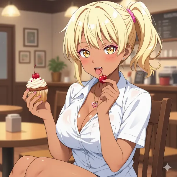 サクランボカップケーキ