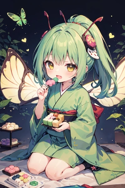 和菓子もうまいゾ♪