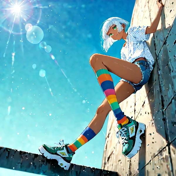 クルーザーと厚底シューズ