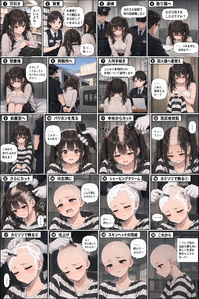 万引き少女の末路