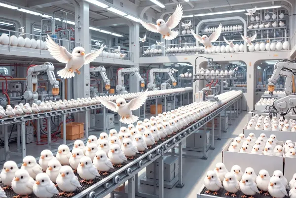 白チュン量産工場