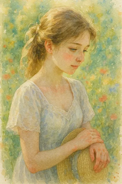 花畑の少女と夏の秘密