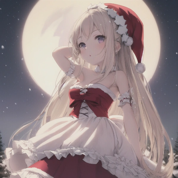 月と聖夜の少女