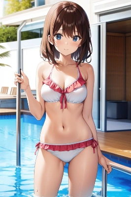 ビキニの彼女