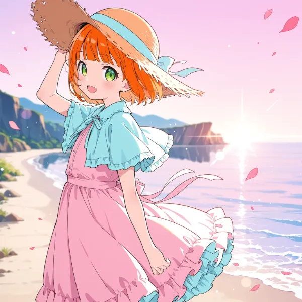 春のアイピク島にやってきたぷらんとゔぁいんずちゃん