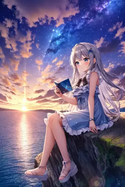 沈む夕日ときらきら星