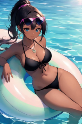 褐色ビキニ