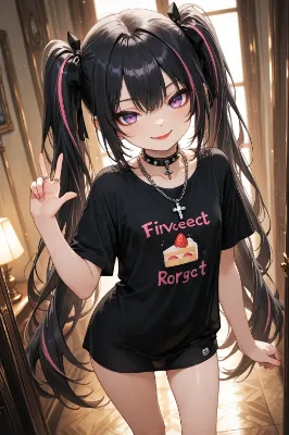 ショートケーキTシャツ