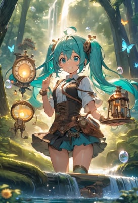 森の中の機械の女神様