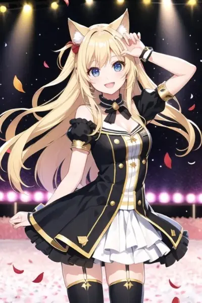 アイドル猫娘