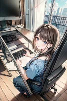 お仕事中